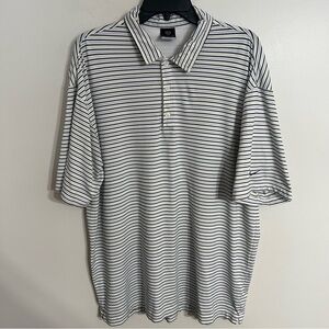 Men’s‎ Nike Golf Sri-Fit UV Multi-Colored Striped Polo Shirt Size XL